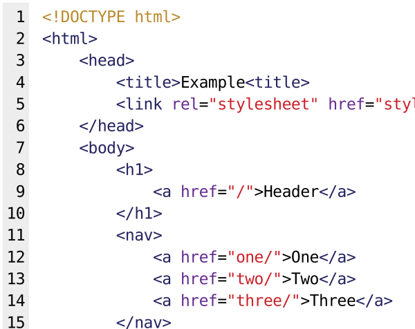 HTML-Code (Bild © Reisio – Wikimedia Commons CC-BY-SA) HTML-Code (Bild © Reisio – Wikimedia Commons CC-BY-SA)